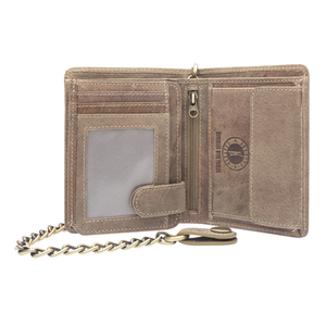 Бумажник Klondike Wayne Bear, коричневый, 10,5x12,5 см, фото 3