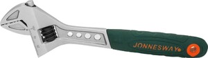 JONNESWAY W27AT8 Ключ разводной эргономичный с пластиковой ручкой, 0-24 мм, L-200 мм