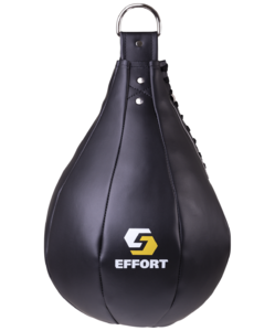 Effort Груша боксерская Е521, кожзам, 5 кг, черный