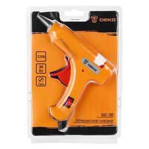 Термопистолет клеевой DEKO GG-30 SET2, 30 Вт, с набором стержней (12 шт, 7 мм) 084-1093, фото 6