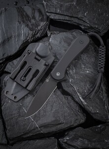 Нож CIVIVI Fixed Blade Elementum сталь D2, рукоять G10 черная, фото 12