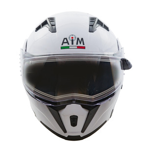 Шлем AiM JK906 (комплект) White Glossy XXXL, фото 4