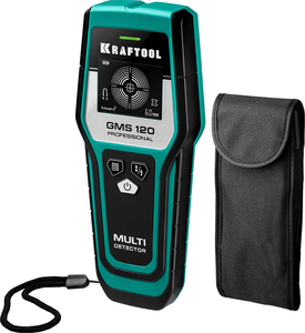 Универсальный детектор KRAFTOOL GMS 120 ЖК дисплей 45298