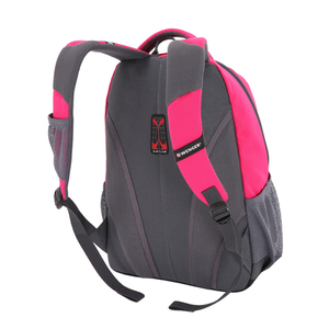 Рюкзак Wenger, розовый/серый, со светоотражающими элементами, 32x15x45 см, 22 л, фото 2