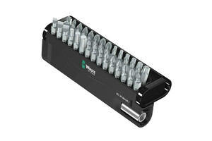 Набор бит с битодержателем, для работ по металлу, 30 пр., 1/4" C6.3, Bit-Check 30 Metal 1 SB, WE-057440, фото 1