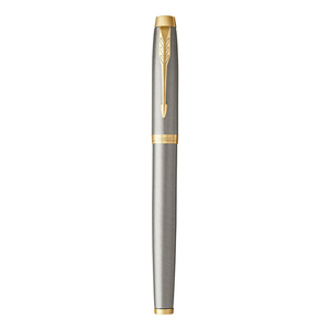 Parker IM Core - Brushed Metal GT, ручка-роллер, F, BL, фото 6