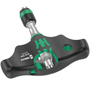 Отвёртка-битодержатель WERA с Т-образной рукояткой, с патроном Rapidaptor, с трещоткой, 1/4" x 45  мм 416 RA, фото 3