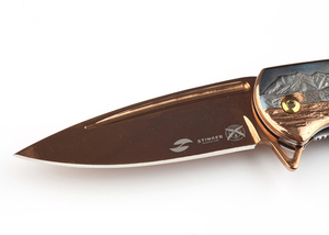 Нож Stinger, 84 мм, бронзовый, фото 4