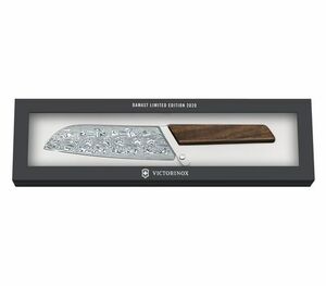 Нож Victorinox сантоку, лезвие 17 см прямое, коричневый (подар. упак.), фото 7