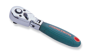 JONNESWAY R4202 Рукоятка трещоточная укороченная с шарниром 1/4"DR, 36 зубцов, 125 мм