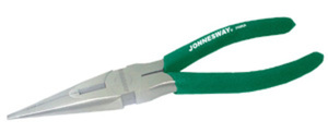 JONNESWAY P066 Длинногубцы прямые, многофункциональные, с ПВХ рукоятками, 160 мм, фото 1