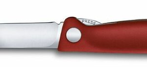 Нож Victorinox для очистки овощей, лезвие 11 см прямое, красный, фото 2
