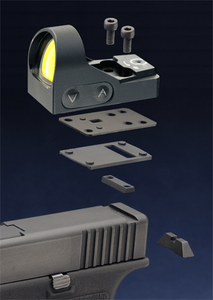 Коллиматор TS-XT6 mini открытого типа, на Weaver TSQXT6, фото 2