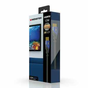 HDMI Кабель,Monster Cable Essentials,  8К, UHS, Cobalt, 1m, фото 6