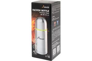 Термос TONAR серебристый 500ML (дополнительная пластиковая чашка)  (HS.TM-020-LG), фото 7