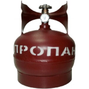 Баллон газовый стальной с вентилем баллонным Крым, 5 л, фото 1