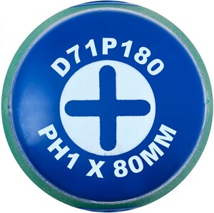 JONNESWAY D71P180 Отвертка стержневая крестовая ANTI-SLIP GRIP, PH1x80 мм, фото 2