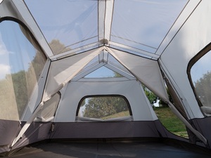 Палатка Naturehike Cape 12.9 быстросборная, серая CNK2350WS016-MBR, фото 3