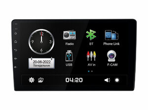 Universal 10" INCAR ADF-7710 CITY автомобильная мультимедийная система Car Play Android Auto, Bluetooth, (поддержка AHD камеры)