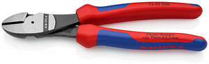 Бокорезы особо мощные, 200 мм, фосфатированные, 2-комп ручки KNIPEX KN-7402200