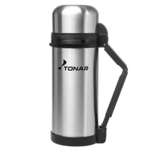 Термос (HS.TM-012) 1500ML (дополн.пласт.чашка, скл.ручка, ремень) TONAR, фото 1