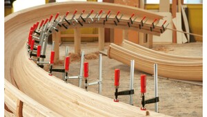 Струбцина BESSEY чугунная TG50S17 500/175, 6 кН, деревянная ручка, фото 3