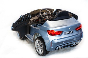 Детский автомобиль Toyland BMW X6M mini Серебро, фото 5