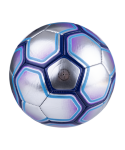 Мяч футбольный Jögel Cosmo №5, серебристый/синий, фото 5
