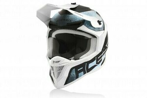 Шлем Acerbis LINEAR White/Light-Blue S