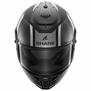 Шлем SHARK SPARTAN RS CARBON SHAWN MAT Black/Blue/Silver XL, фото 2
