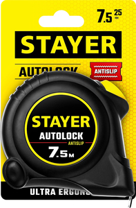 Рулетка с автостопом STAYER АutoLock 7.5м х 25мм 2-34126-07-25, фото 3