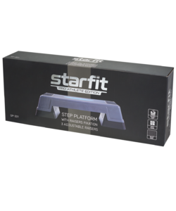 Степ-платформа Starfit SP-301 76х28х23 см, 3-х уровневая, фото 5