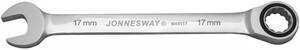 JONNESWAY W45117 Ключ гаечный комбинированный трещоточный, 17 мм, фото 1