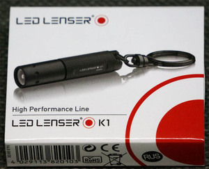 Фонарь-брелок светодиодный LED Lenser K1, 17 лм., 4-AG3, картонная упаковка, фото 5