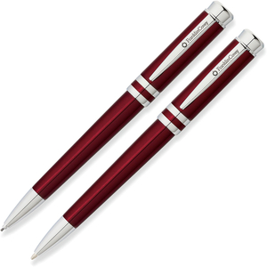 Набор подарочный FranklinCovey Freemont - Red Chrome, шариковая ручка + карандаш, M, фото 1