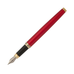 Pierre Cardin Eco - Steel GT, перьевая ручка красный металлик, фото 2