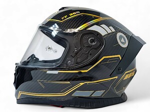 Шлем AiM RH365 Carbon KAIQI GOLDEN M, фото 2