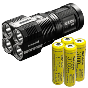 Фонарь NITECORE TM28 комплект 4*18650 3100 mAh CREE 4*XHP35 HI 16106