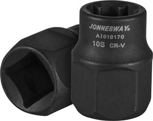 JONNESWAY AI010170 Торцевая головка 1/2"DR, 10S для регулировки натяжителя ремня TOYOTA ALTIS