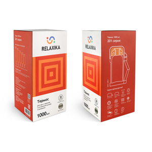Термос универсальный (для еды и напитков) Relaxika 201 (1 литр), стальной, фото 18