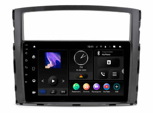 Mitsubishi Pajero-4 (Incar TMX-6104-6 Maximum) Android 10 / 1280X720 / громкая связь / Wi-Fi / DSP / оперативная память 6 Gb / внутренняя 128 Gb / 9 дюймов