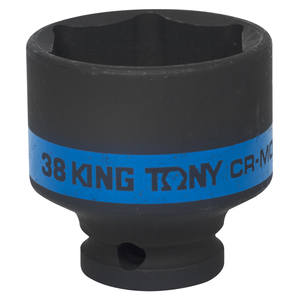 Головка торцевая ударная шестигранная 1/2", 38 мм KING TONY 453538M, фото 1