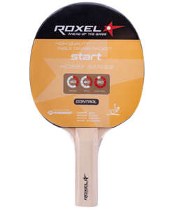 Ракетка для настольного тенниса Roxel Hobby Start, прямая, фото 4
