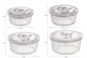 Контейнеры вакуумные CASO VacuBoxx R-set, фото 4
