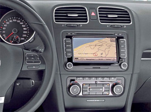 Рамка Incar для UMS VW Golf 5, Polo new, Amarok, Touran, Jetta, Passat B6, B7, Caddy, Tiguan, 7" (Original style), фото 6