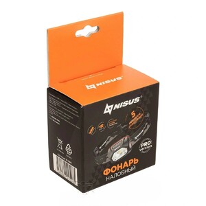 Фонарь налобный 440 LM   IPX6   USB (N-HM1) NISUS PRO 373723, фото 8