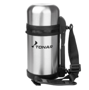 Термос (HS.TM-010) 1000ML (дополн.пласт.чашка, скл.ручка, ремень) TONAR, фото 7