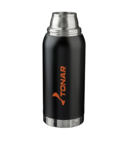 Термос (HS.TM-039) 1000ML черный (2 крышки-кружки) TONAR, фото 4