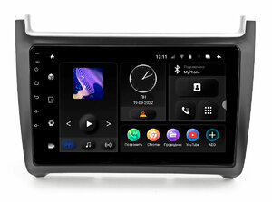 VW Polo 10-20 (Incar TMX-8602-3 Maximum) Android 10 / 1280X720 / громкая связь / Wi-Fi / DSP / оперативная память 3 Gb / внутренняя 32 Gb / 9 дюймов, фото 1