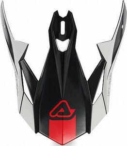 Козырёк Acerbis для шлема X-TRACK Red/White, фото 1